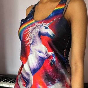☾Unicorn Robot Dinosaur Tank Top☾